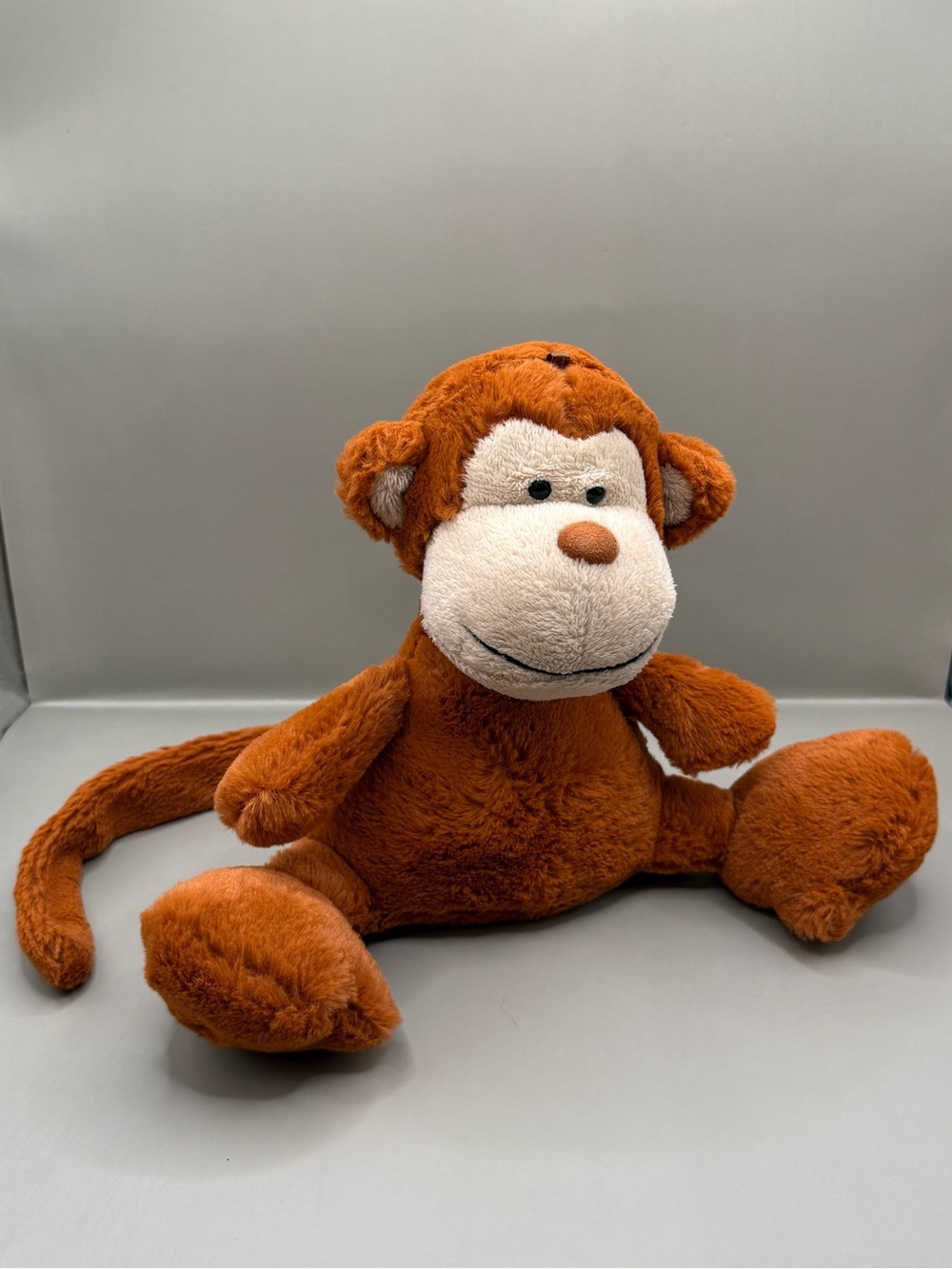 Retired Little Jellycat Boppity Monkey Plush Stuffed Animal Lovey